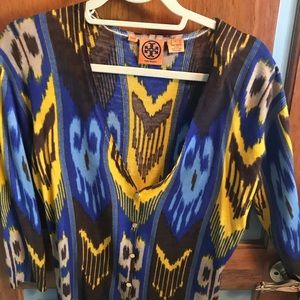 Tory Burch V-Neck Cardigan Large